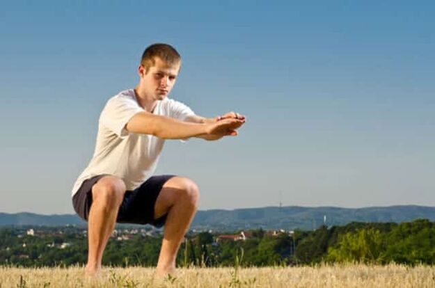 As sentadillas son un exercicio eficaz para previr a prostatite