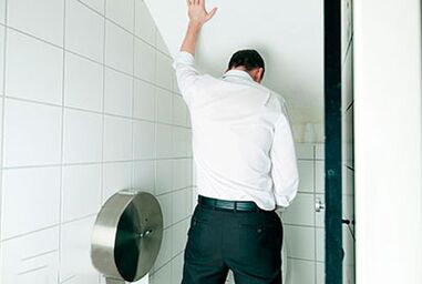 Problemas para urinar debido á prostatite
